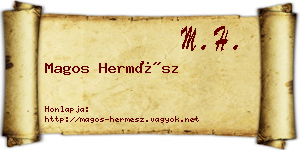 Magos Hermész névjegykártya